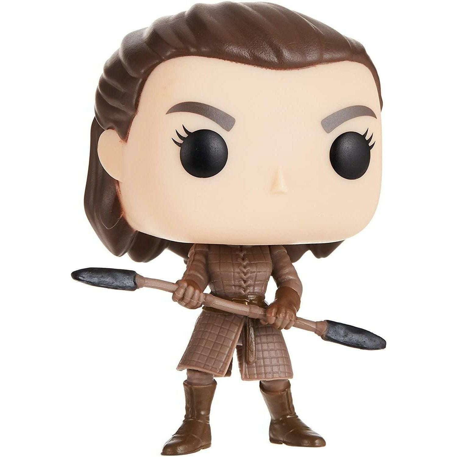 Funko POP TV Game of Thrones GOT - Arya with Two Headed Spear - BumbleToys - 18+, 5-7 Years, Boys, Fashion Dolls & Accessories, Figures, GOT, OXE, Pre-Order
