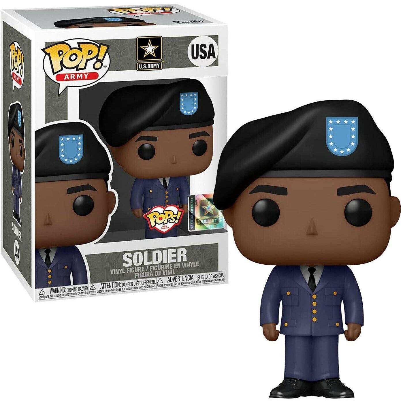 Funko Pop! U.S Military - Army Male Figure - BumbleToys - 18+, Action Figures, Boys, Funko, Pre-Order