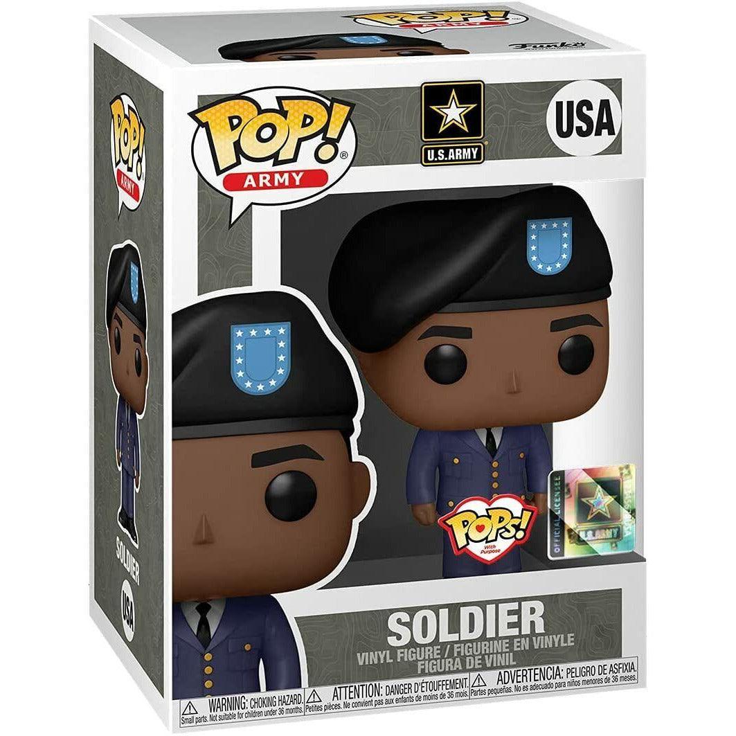 Funko Pop! U.S Military - Army Male Figure - BumbleToys - 18+, 4+ Years, 5-7 Years, Action Figures, Boys, Funko, Pre-Order