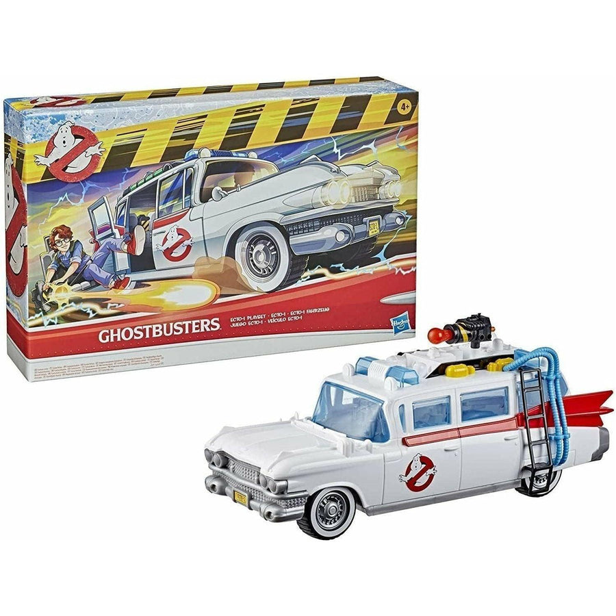 مجموعة لعب Ghostbusters 2021 Movie Ecto-1 مع ملحقات للأطفال من سن 4 سنوات فما فوق سيارة جديدة هدية رائعة للأطفال وهواة الجمع والمشجعين