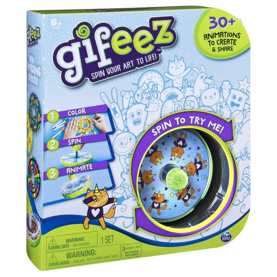Gifeez Spinning GIF Art Studio Creates Over 30 Custom Animations