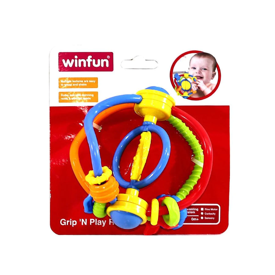Bumble Rattle Winfun Grip and Play Rattle (10.4 x 24.6 x 12.8 cm) – BumbleToys