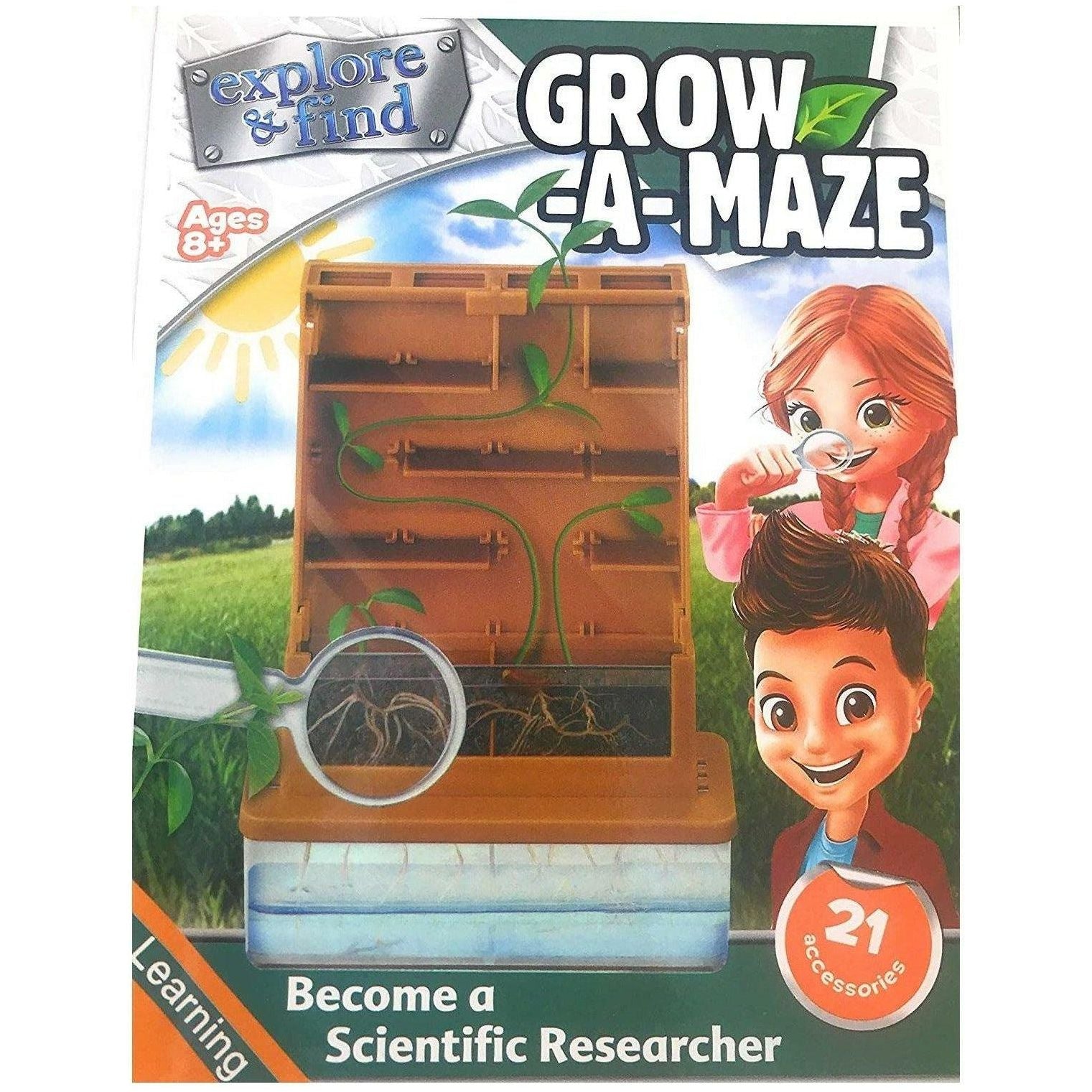 Grow A Maze Become A Scientific Researcher 21 Pieces - BumbleToys - 8-13 Years, Boys, Electronic Learning, Toy Land