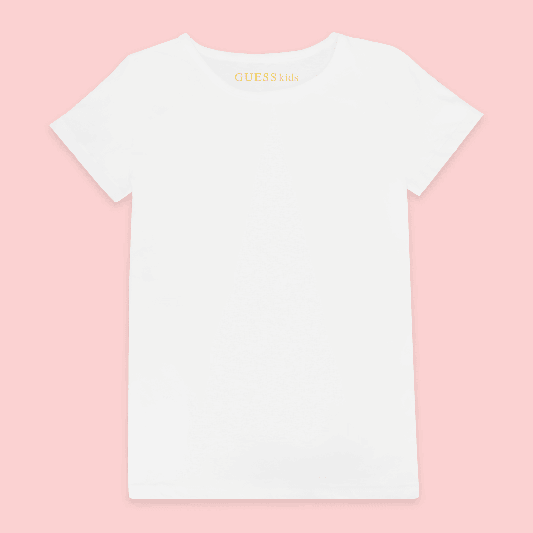 Guess Kids White Cotton T-shirt - BumbleToys - Boys, casual, Clothes, Clothing, Girls, Guess Kids, Kids Fashion