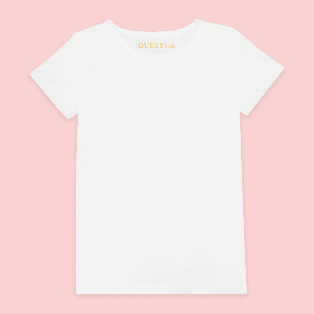 Guess Kids White Cotton T-shirt - BumbleToys - Boys, casual, Clothes, Clothing, Girls, Guess Kids, Kids Fashion
