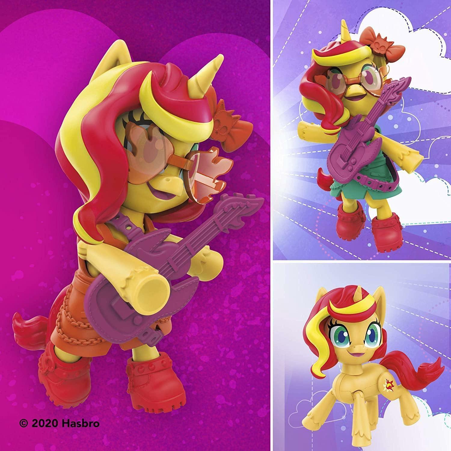 Hasbro My Little Pony Smashin’ Fashion Sunset Shimmer 3 Inch Poseable Figure 9 Pieces - BumbleToys - 5-7 Years, Boys, Eagle Plus, Girls, Miniature Dolls & Accessories, Pony