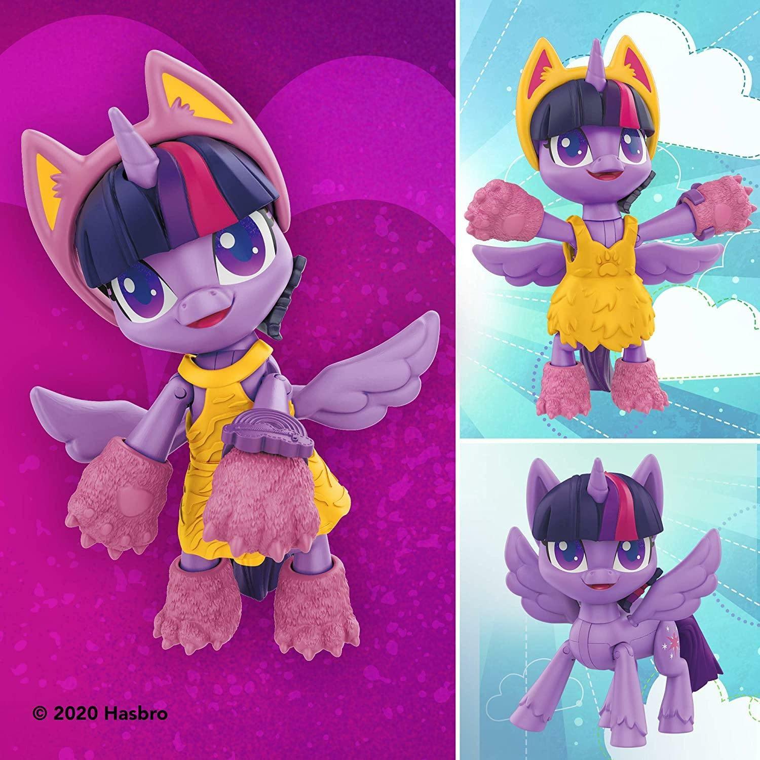 Hasbro My Little Pony Smashin’ Fashion Twilight Sparkle 3 Inch Poseable Figure 9 Pieces - BumbleToys - 5-7 Years, Boys, Eagle Plus, Girls, Miniature Dolls & Accessories, Pony