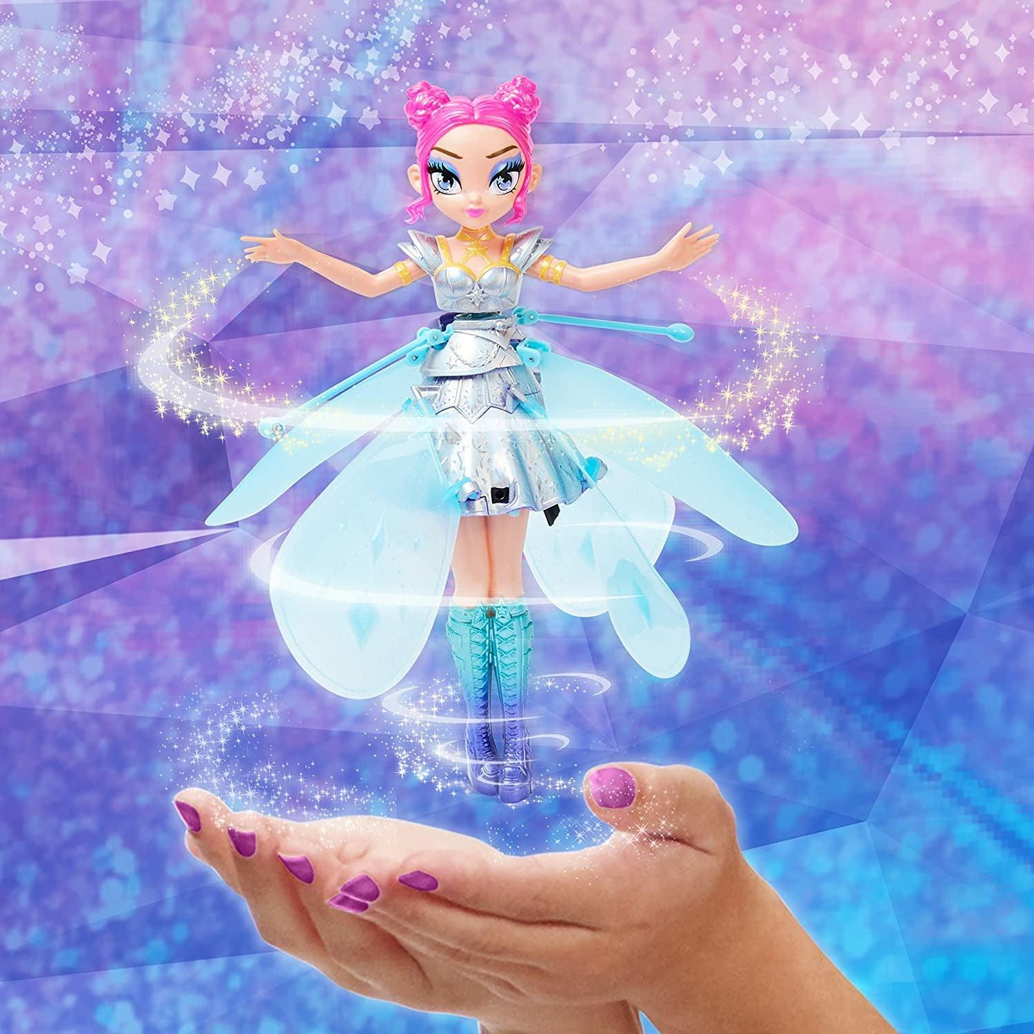 Hatchimals Pixies, Crystal Flyers Starlight Idol Magical Flying Pixie Toy with Lights - BumbleToys - 6+ Years, Girls, Miniature Dolls & Accessories, OXE, Pre-Order