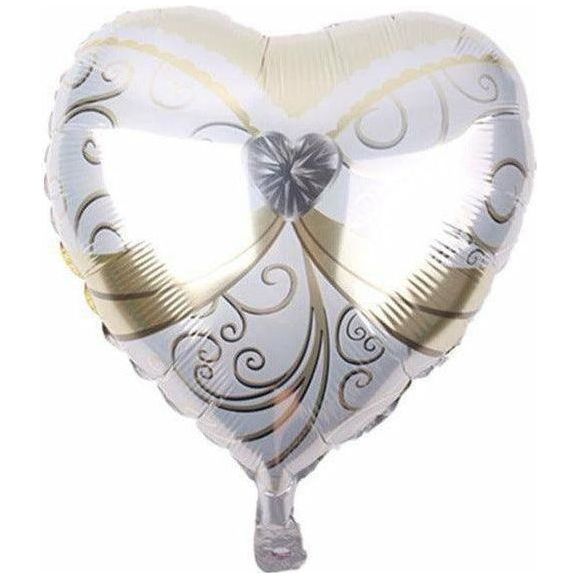 Heart Shape Wedding Bride Dress Helium Balloon - BumbleToys - Balloons, Boys, Bride, Girls, Helium, KH, Party Supplies, Wedding
