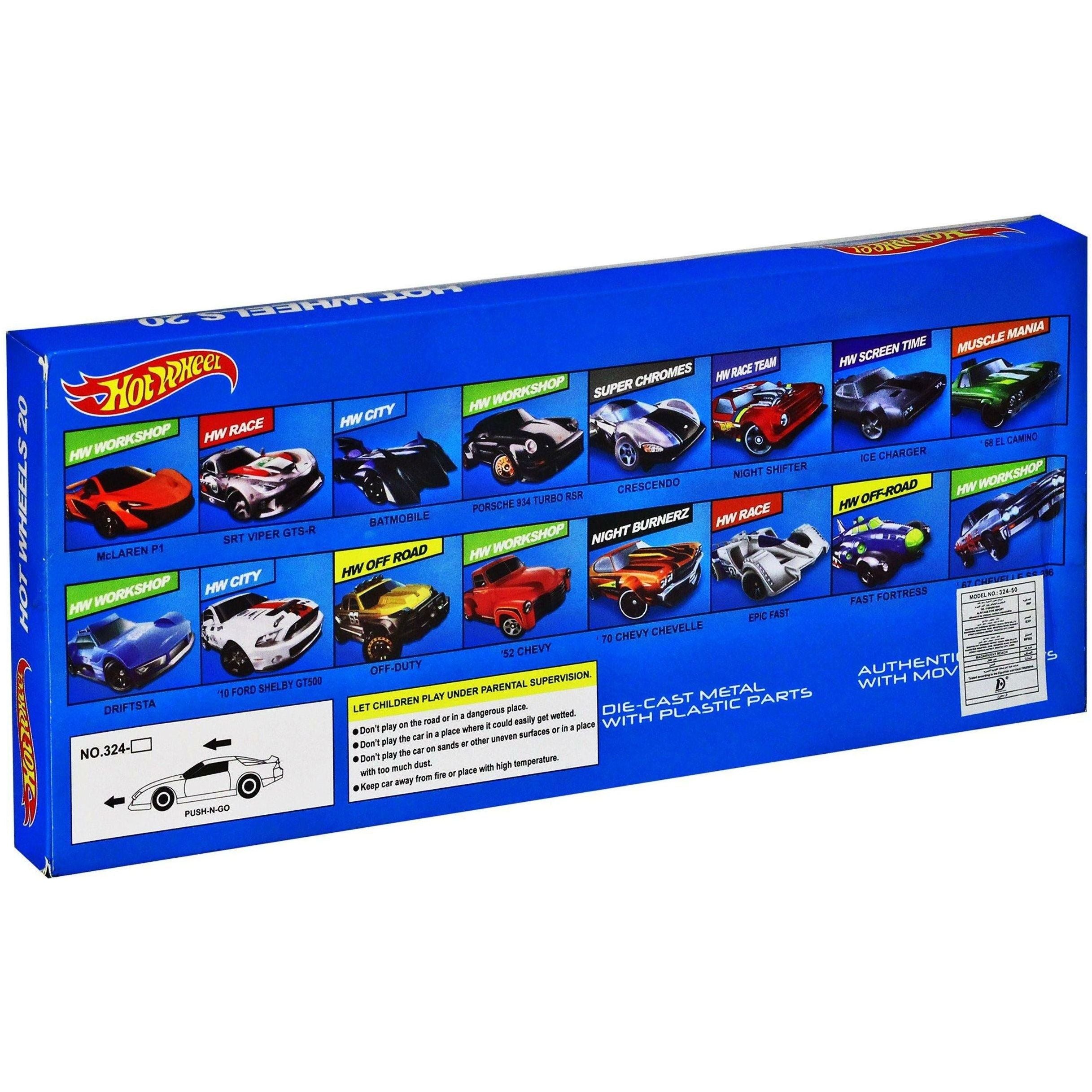 Hot Wheel 20 Cars Pack 1:64 Scale Die Cast Cars Hot Wheels Set - BumbleToys - 5-7 Years, 8-13 Years, Boys, Collectible Vehicles, Pre-Order, Toy Land
