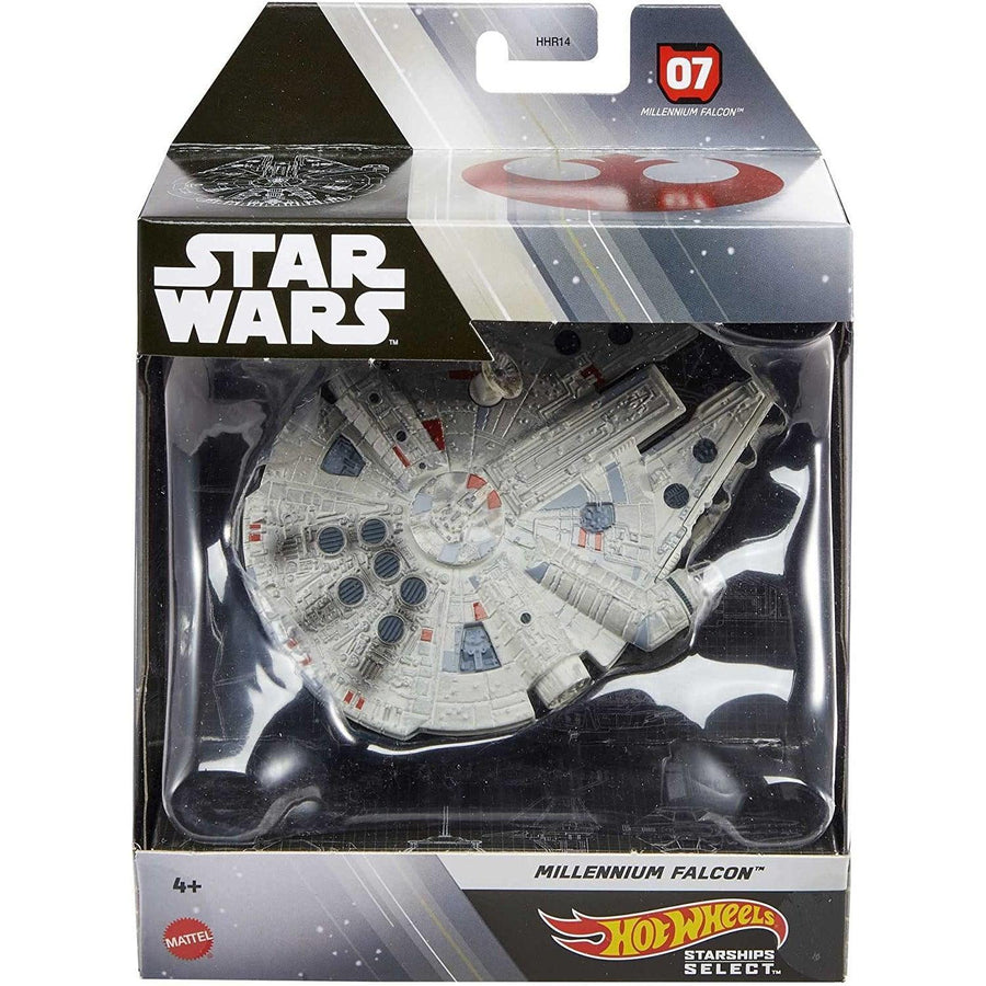 Hot Wheels Star Wars Starships Select, Premium Replica Starships Select Millennium Falcon Starship