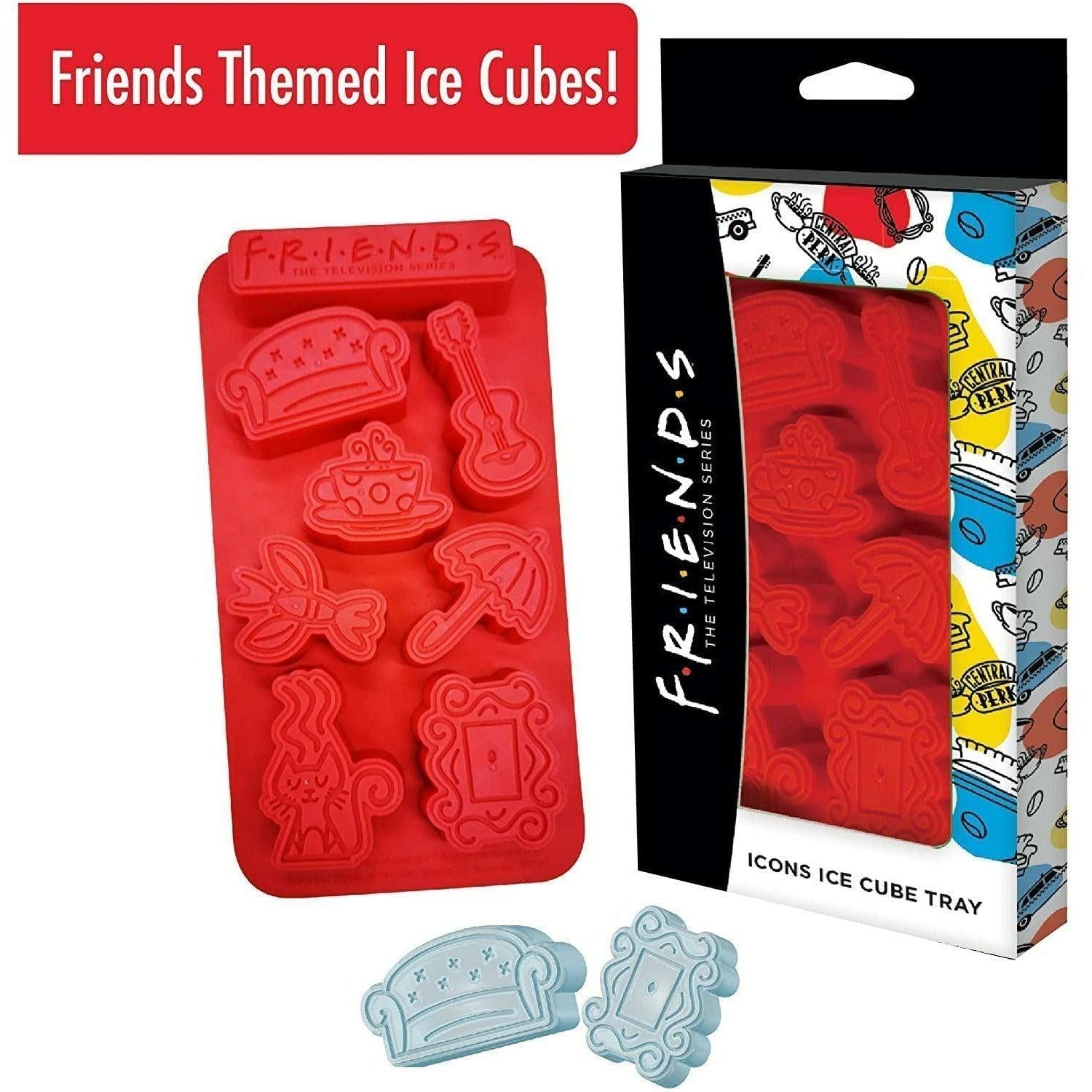 ICUP Friends Ice Cube Mold Tray | Freezer Bar Items Shapes & Trays | TV Specialty Molds | Officially Licensed - BumbleToys - 18+, 4+ Years, 6+ Years, 8+ Years, Batman, Boys, Characters, DC, Friends, Girls, OXE, Pre-Order
