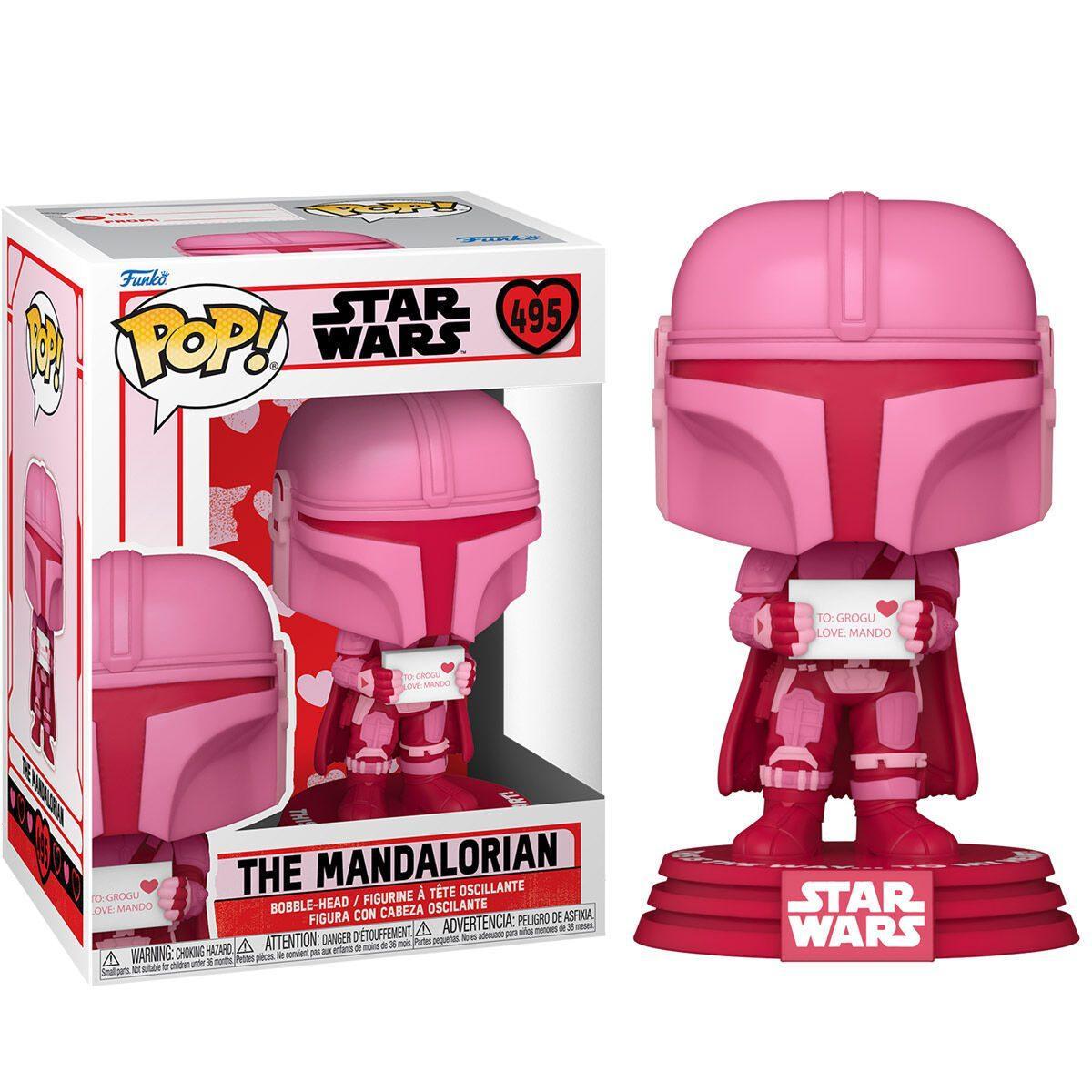 Funko Pop! Star Wars: Valentines - Mandalorian - BumbleToys - 18+, Action Figures, Boys, Darth Vader, Funko, OXE, Pre-Order, star wars