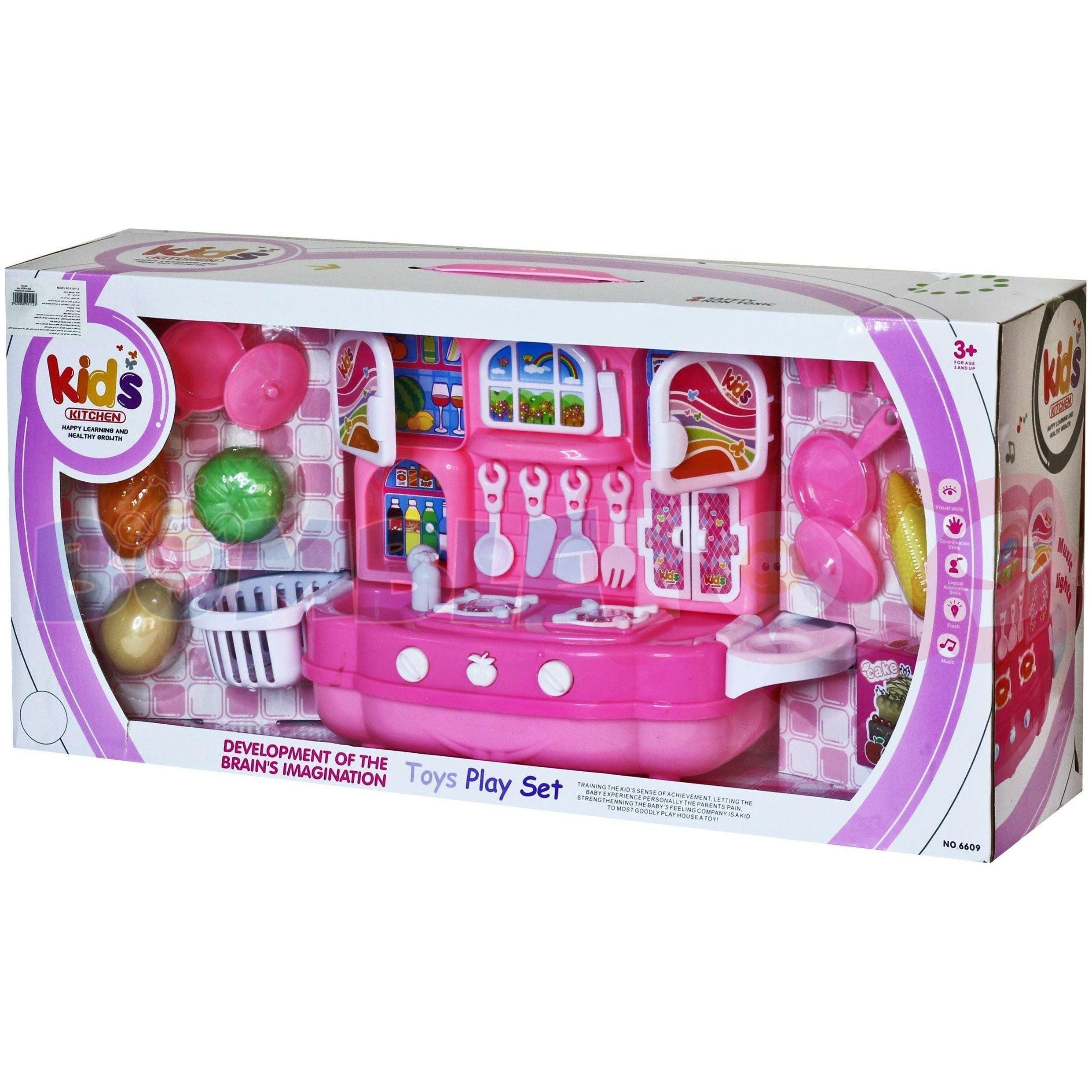 Kids Kitchen Play Set For Girls - BumbleToys - 5-7 Years, Funday, Girls, Kitchen & Play Sets