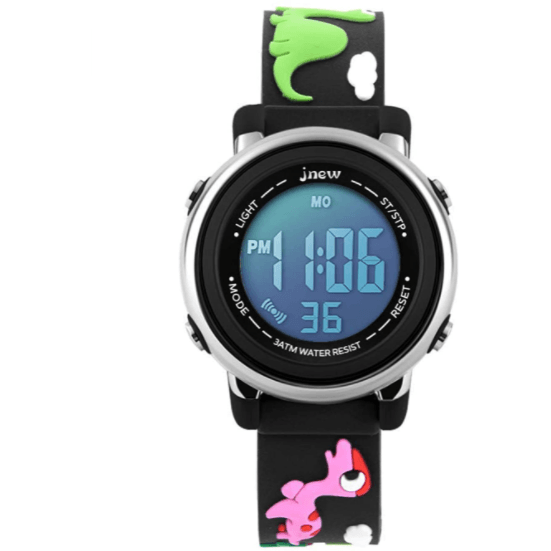 Kids Watches Boys Watche Sports Waterproof 3D Cute Cartoon Digital 7 Color Lights Wrist Watch for Kids - BumbleToys - 5-7 Years, Boys, Dress Up Accessories, OXE, Pre-Order, Wrist Watches
