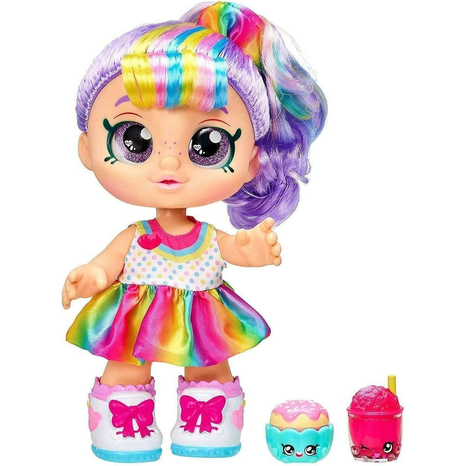 Kindi Kids Snack Time Friends - Pre-School Play Doll, Rainbow Kate Doll - BumbleToys - 5-7 Years, Fashion Dolls & Accessories, Girls, Kindi Kids