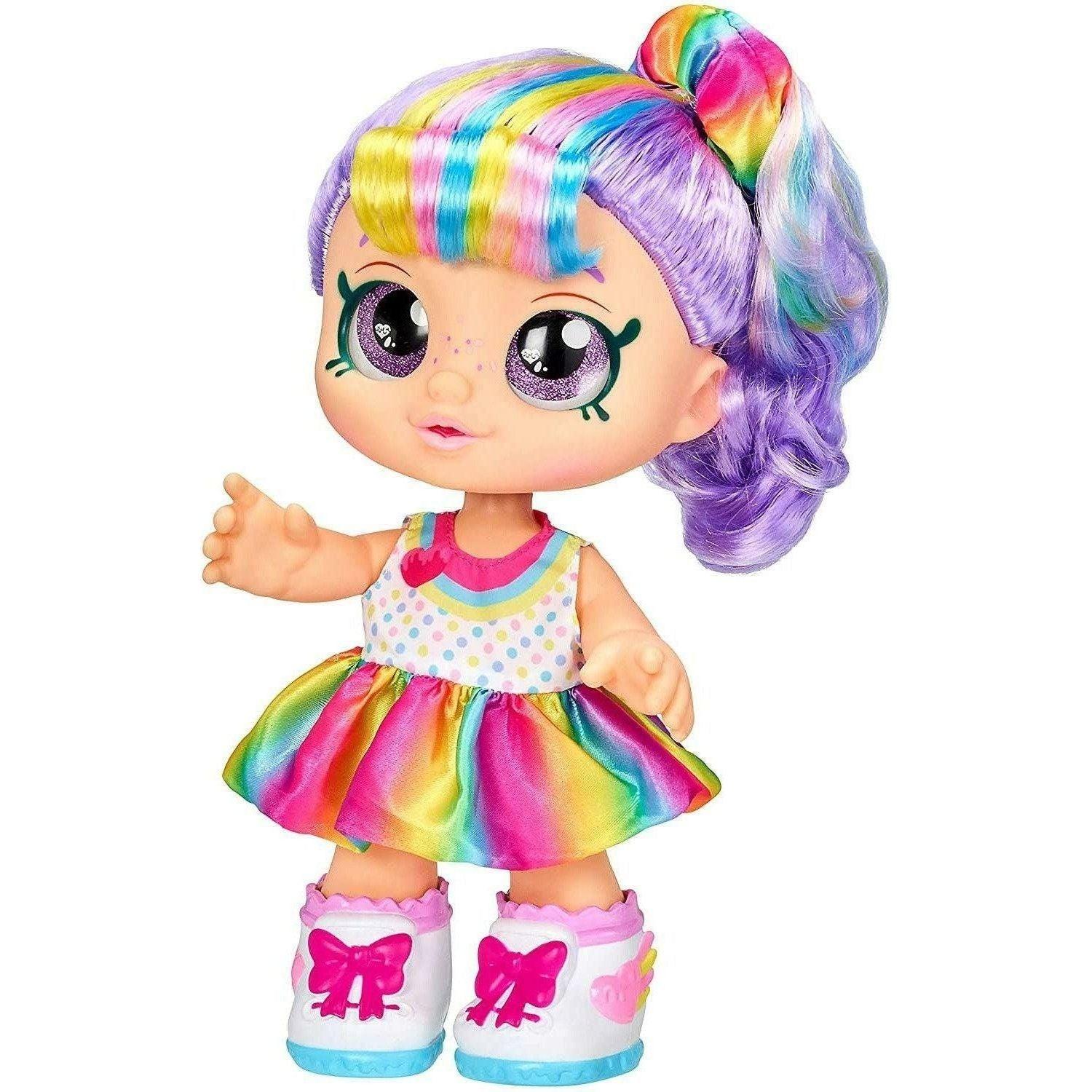 Kindi Kids Snack Time Friends - Pre-School Play Doll, Rainbow Kate Doll - BumbleToys - 5-7 Years, Fashion Dolls & Accessories, Girls, Kindi Kids