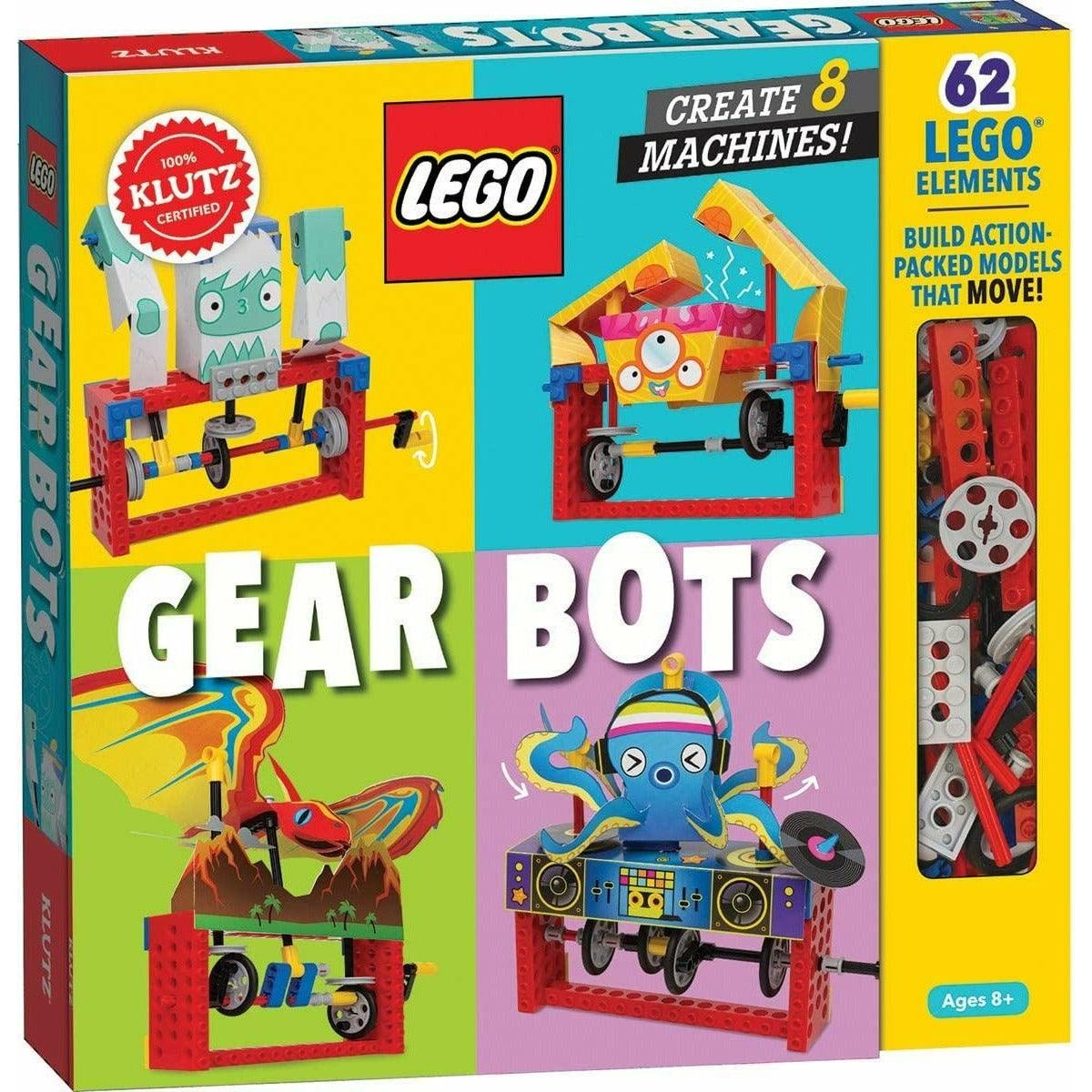 Klutz Lego Gear Bots Science/STEM Activity Kit - BumbleToys - 8-13 Years, Boys, Creator, Gear Bots, Girls, LEGO, OXE, Pre-Order
