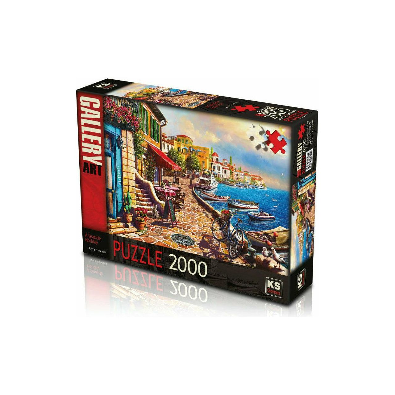 KS Games A Seaside Holiday Puzzle – 2000 Pcs - BumbleToys - 8+ Years, 8-13 Years, Boys, Cecil, Girls, Puzzle & Board & Card Games, Puzzles & Jigsaws