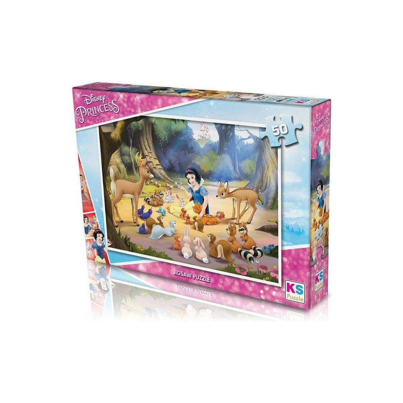 KS Games Kids Puzzle Disney Princess 50 Pieces - BumbleToys - 2-4 Years, 5-7 Years, Cecil, Disney Princess, Girls, Puzzle & Board & Card Games, Puzzles & Jigsaws