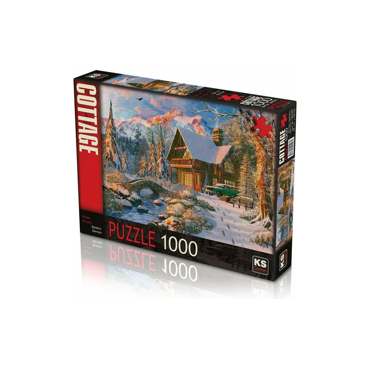 KS Games Winter Holiday Puzzle 1000 Pieces - BumbleToys - 8-13 Years, Boys, Cecil, Girls, Puzzle & Board & Card Games, Puzzles & Jigsaws