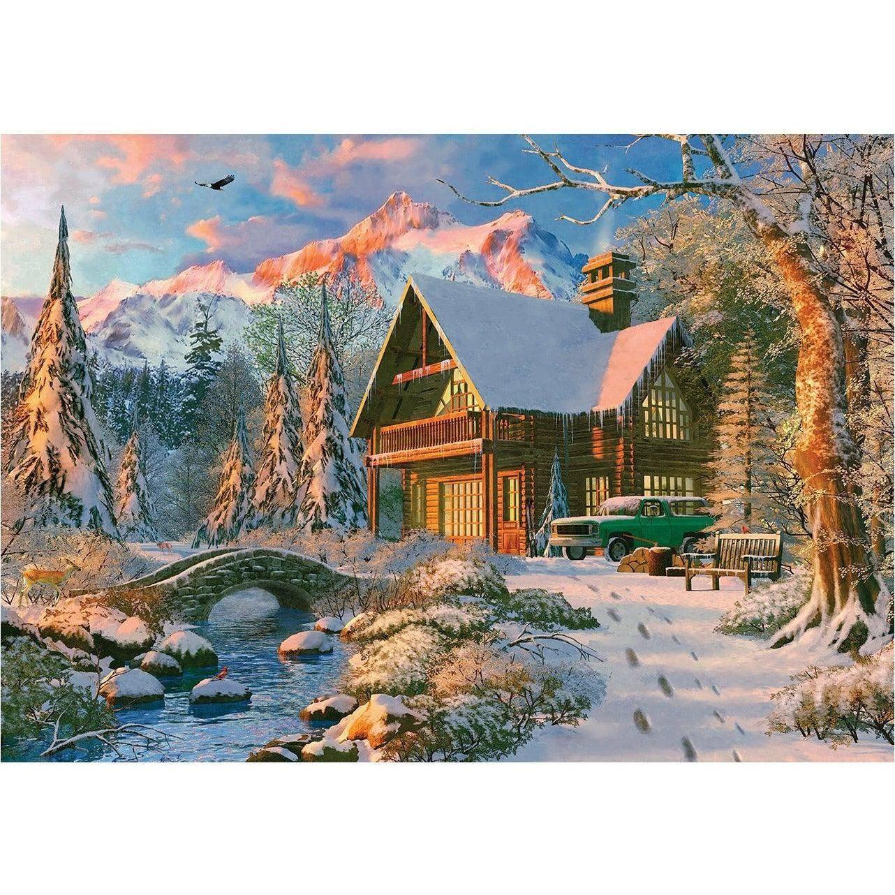 KS Games Winter Holiday Puzzle 1000 Pieces - BumbleToys - 8-13 Years, Boys, Cecil, Girls, Puzzle & Board & Card Games, Puzzles & Jigsaws