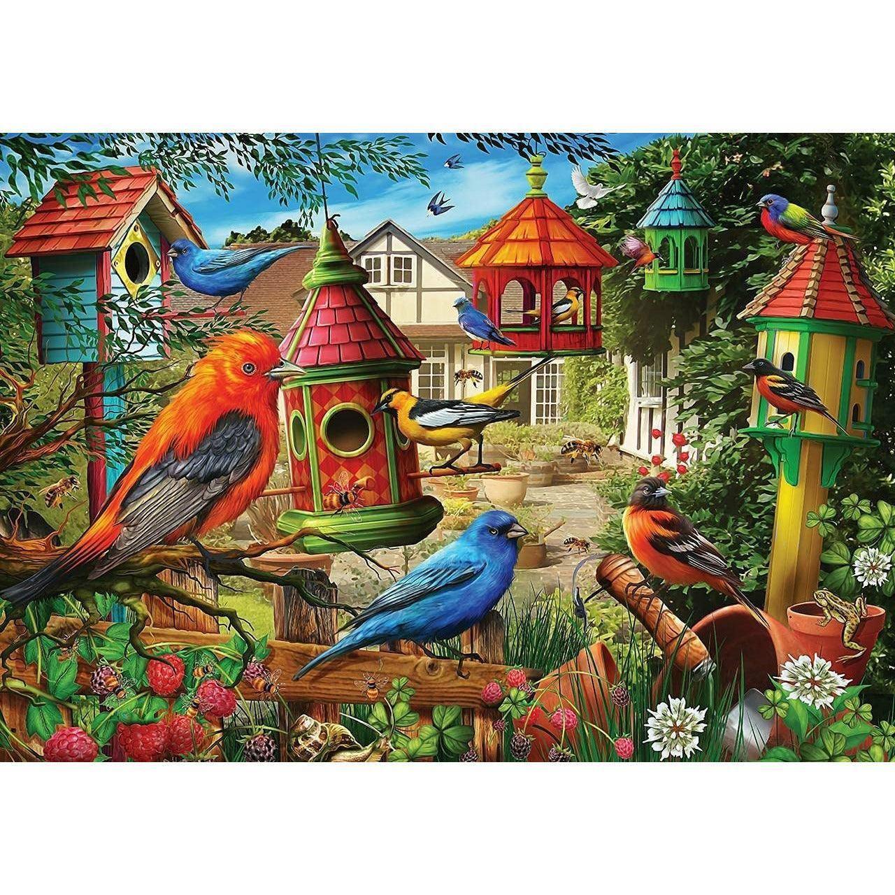 KS PUZZLE 3000 PIECE BIRD HOUSE GARDEN (23003) - BumbleToys - 8-13 Years, Boys, Cecil, Girls, Puzzle & Board & Card Games, Puzzles & Jigsaws