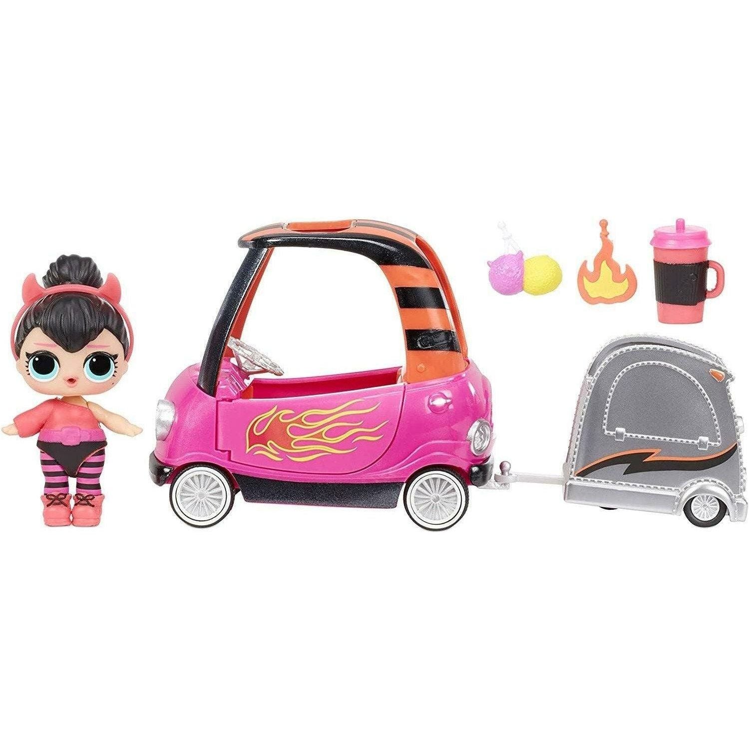 L.O.L Surprise B.B. Auto Shop with Spice Doll and 10+ Surprises - BumbleToys - 5-7 Years, Dolls, Fashion Dolls & Accessories, Girls, L.O.L, OXE