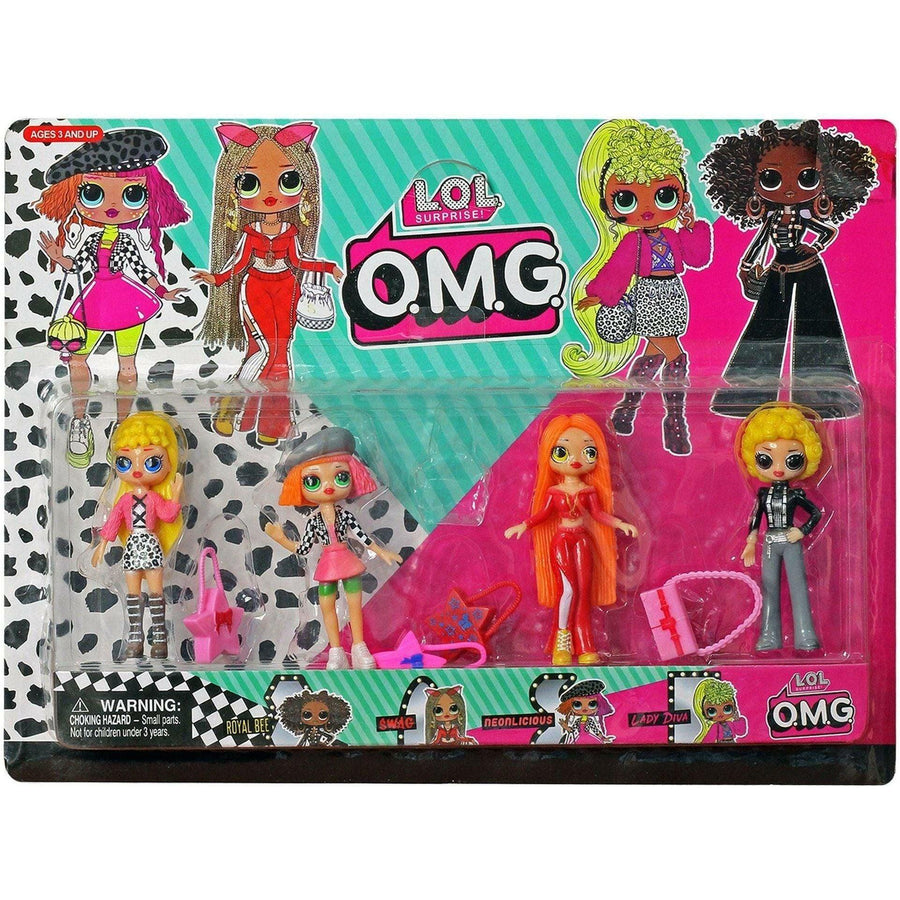 L.O.L Surprise O.M.G Fashion 4 Dolls With Accessories