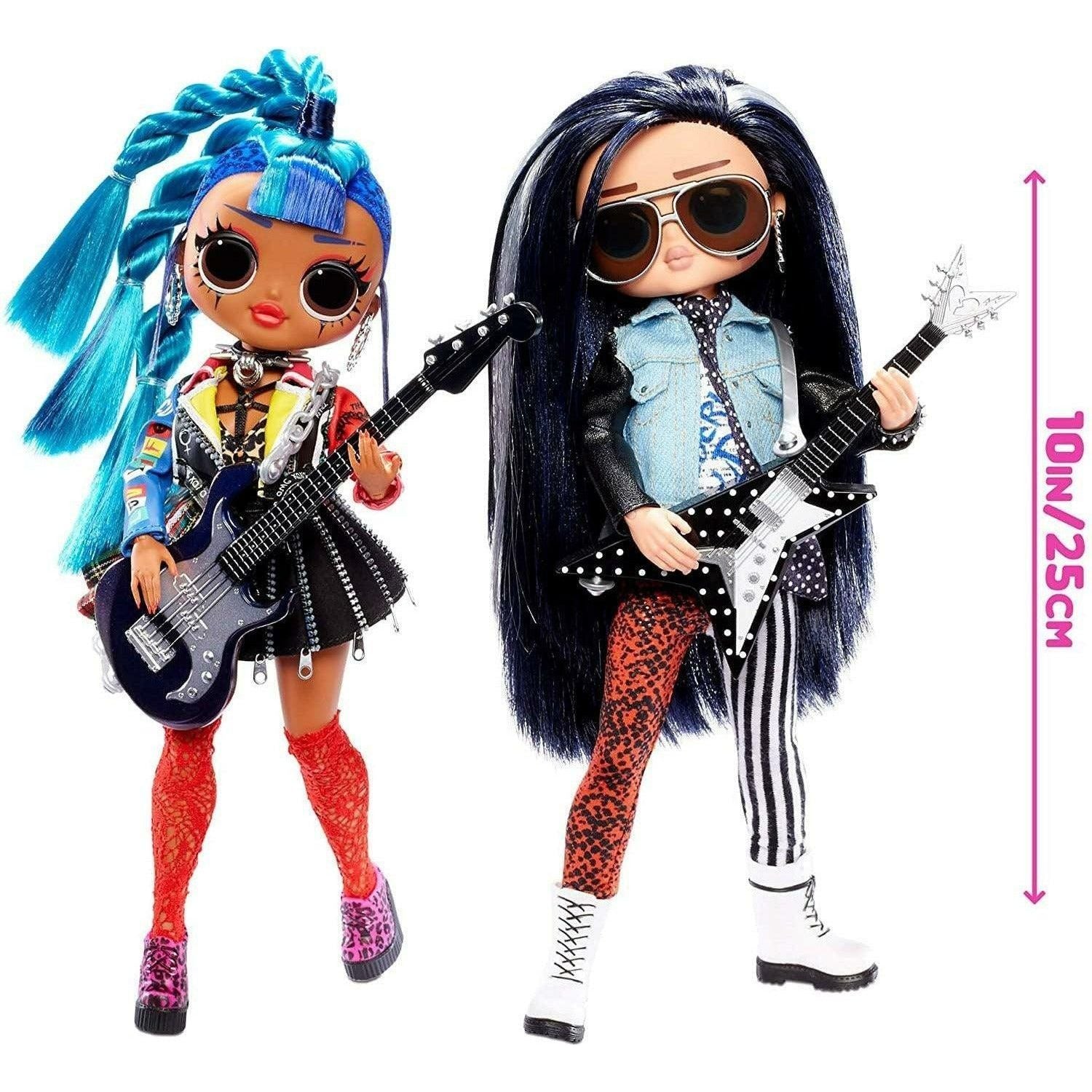 L.O.L. Surprise! O.M.G. Remix Rocker Boi and Punk Grrrl 2 Pack – 2 Fashion Dolls with Music - BumbleToys - 5-7 Years, Arabic Triangle Trading, Dolls, Fashion Dolls & Accessories, Girls, L.O.L