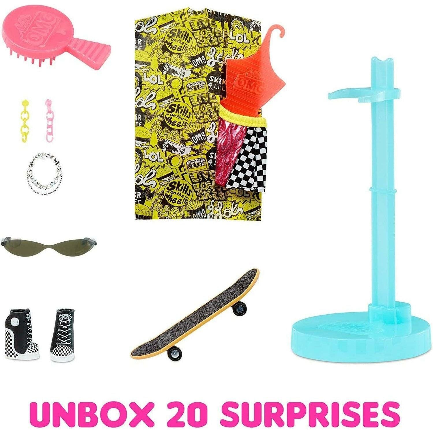 L.O.L Surprise O.M.G Skatepark Q.T. Fashion Doll with 20 Surprises - BumbleToys - 5-7 Years, Dolls, Fashion Dolls & Accessories, Girls, L.O.L, OXE, Pre-Order