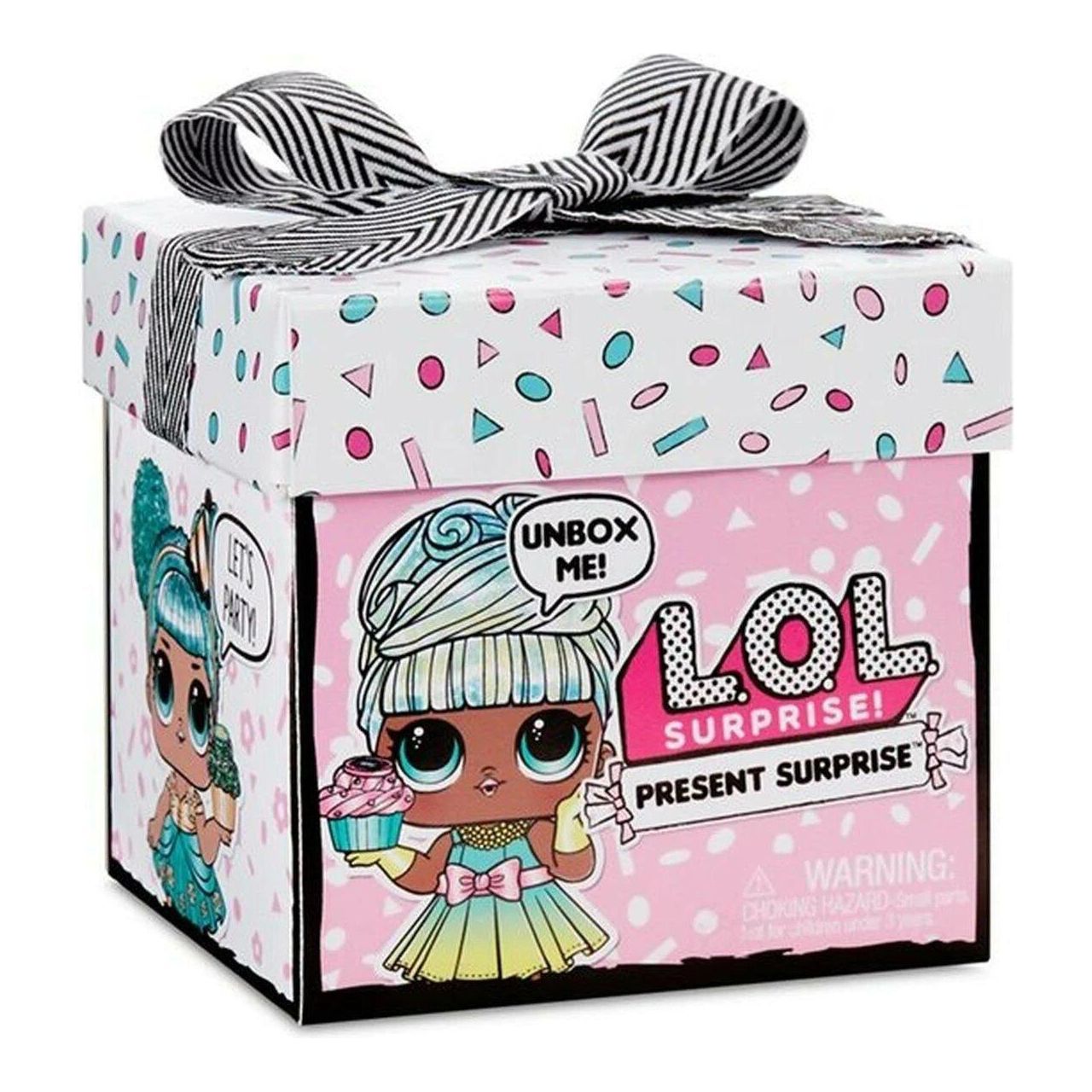L.O.L Surprise Present Surprise Doll With 8 Surprises - BumbleToys - 5-7 Years, Arabic Triangle Trading, Clearance, Dolls, Girls, L.O.L, Miniature Dolls & Accessories