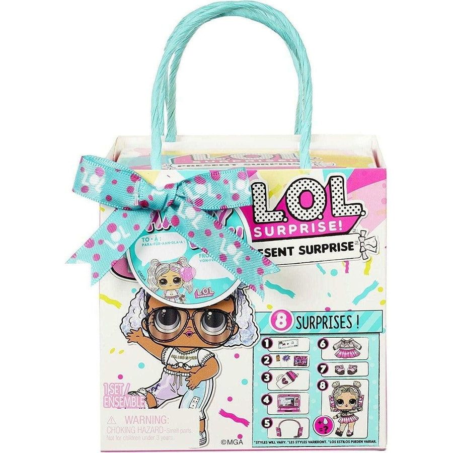 L.O.L Surprise Present Surprise™ Series 3 Birthday Month Theme with 8 Surprises (2 Sticker Sheets)