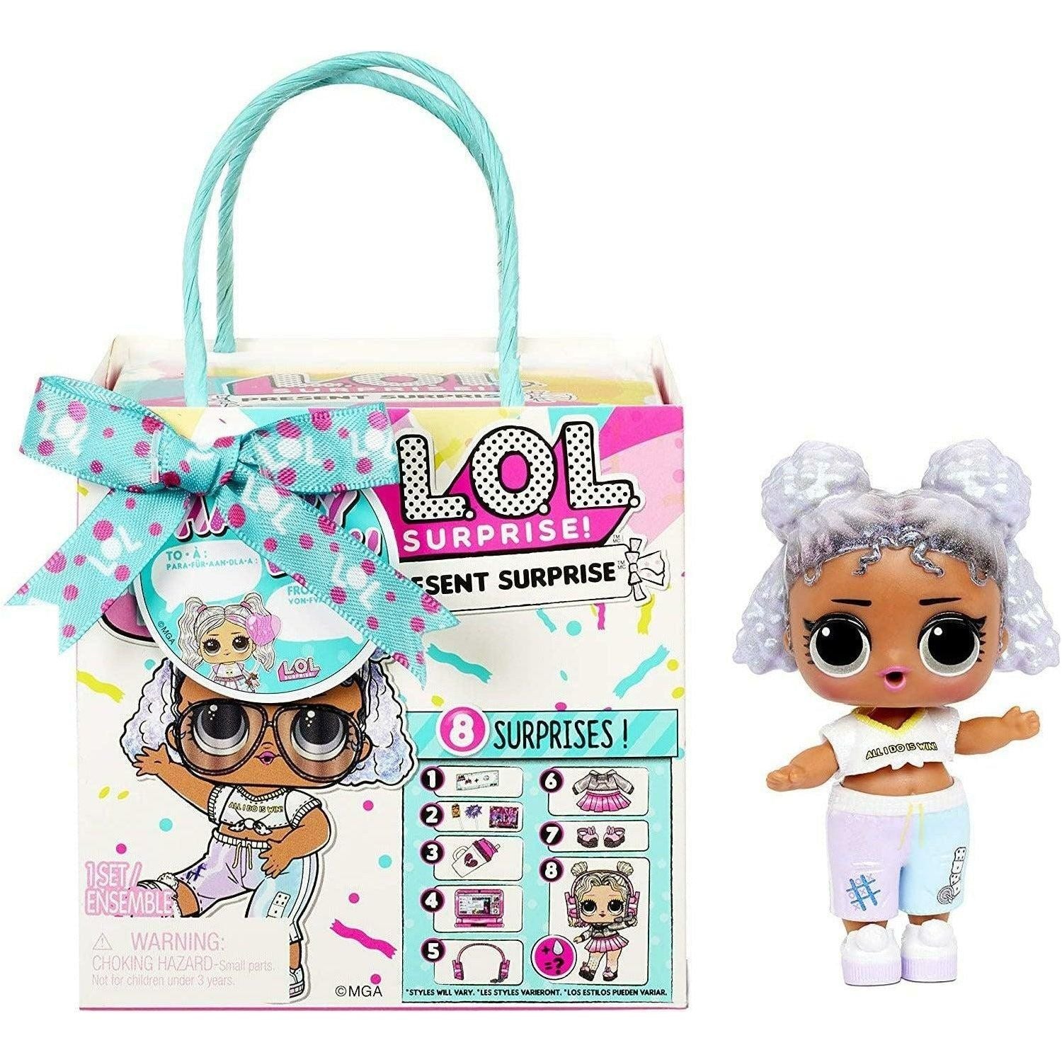 L.O.L Surprise Present Surprise™ Series 3 Birthday Month Theme with 8 Surprises (2 Sticker Sheets) - BumbleToys - 5-7 Years, Dolls, Fashion Dolls & Accessories, Girls, L.O.L, OXE, Pre-Order