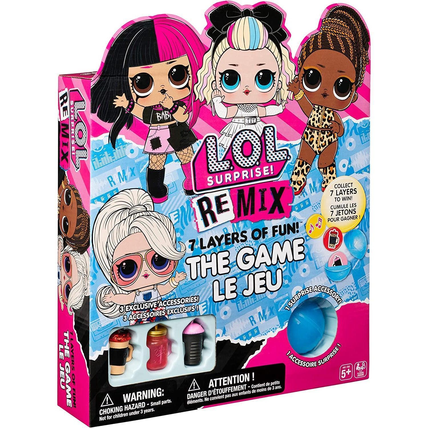 L.O.L Surprise! Remix 7 Layers of Fun Board Game, for Families and Kids - BumbleToys - 5-7 Years, 8-13 Years, Dolls, Girls, Roleplay, Toy Land
