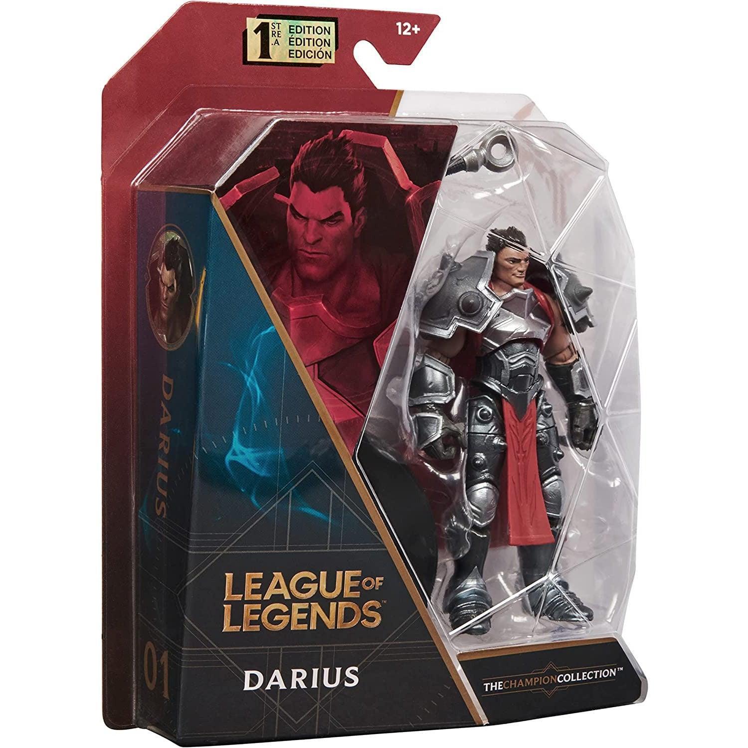 League of Legends 4-Inch Darius Collectible Figure With Premium Details and Axe Accessory, The Champion Collection, Collector Grade - BumbleToys - 5-7 Years, Boys, Characters, DC, EXO, Figures, Pre-Order