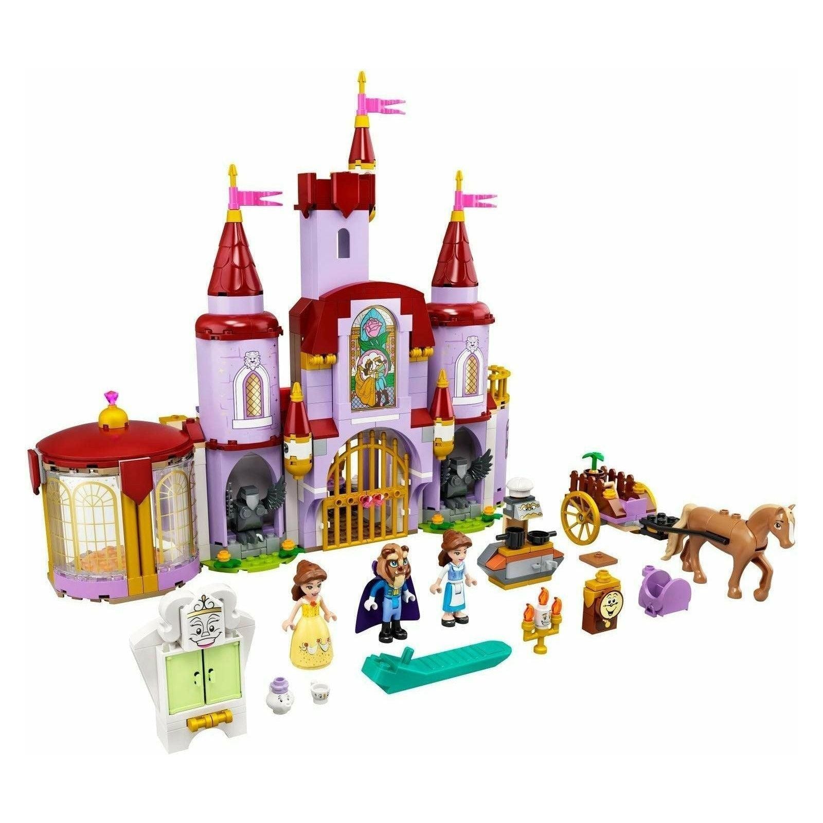 LEGO 43196 Belle & The Beast’s Castle Kit An Iconic Castle Construction 505 Pieces - BumbleToys - 6+ Years, Girls, LEGO, OXE, Pre-Order