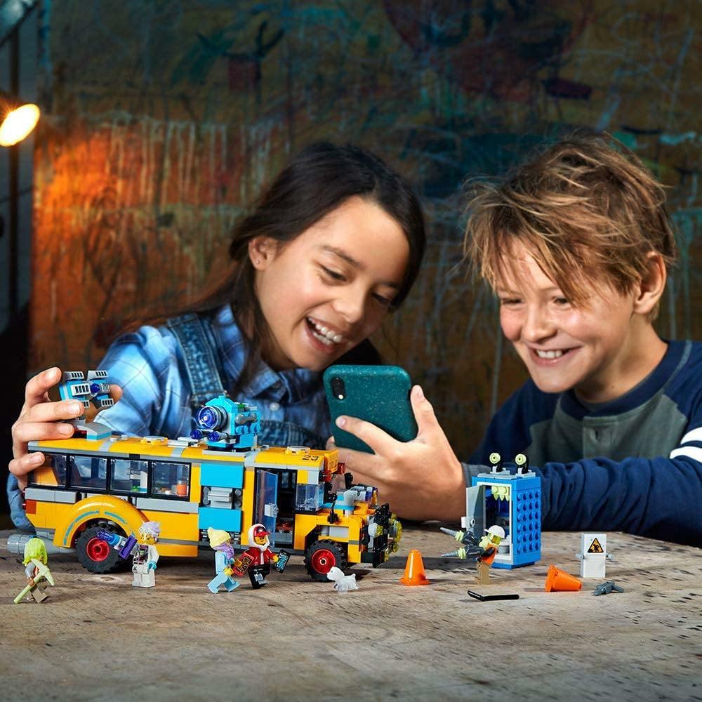 LEGO 70423 Hidden Side Paranormal Intercept Bus 3000 Augmented Reality [AR] Building Kit (689 Pieces) - BumbleToys - 5-7 Years, Arabic Triangle Trading, Boys, Hidden Side, LEGO, Pre-Order