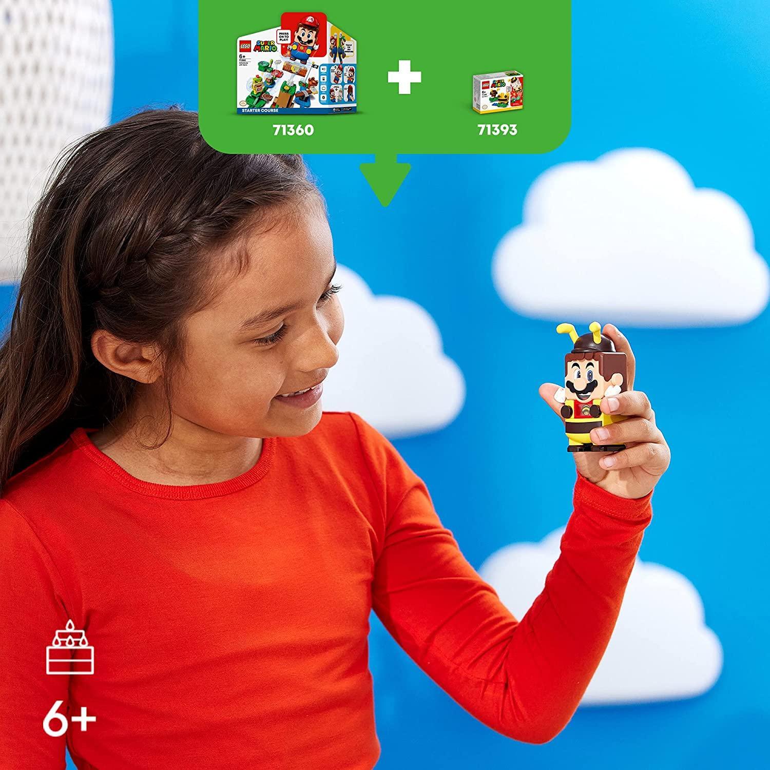 LEGO 71393 Super Mario Bee Mario (Power-Up Pack) Building Kit (13 Pieces) - BumbleToys - 6+ Years, Boys, Girls, Lego, OXE, Super Mario