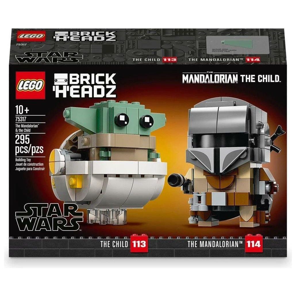 LEGO 75317 BrickHeadz Star Wars The Mandalorian & the Child - BumbleToys - 5-7 Years, Arabic Triangle Trading, Boys, BrickHeadz, LEGO, OXE, Pre-Order, star wars
