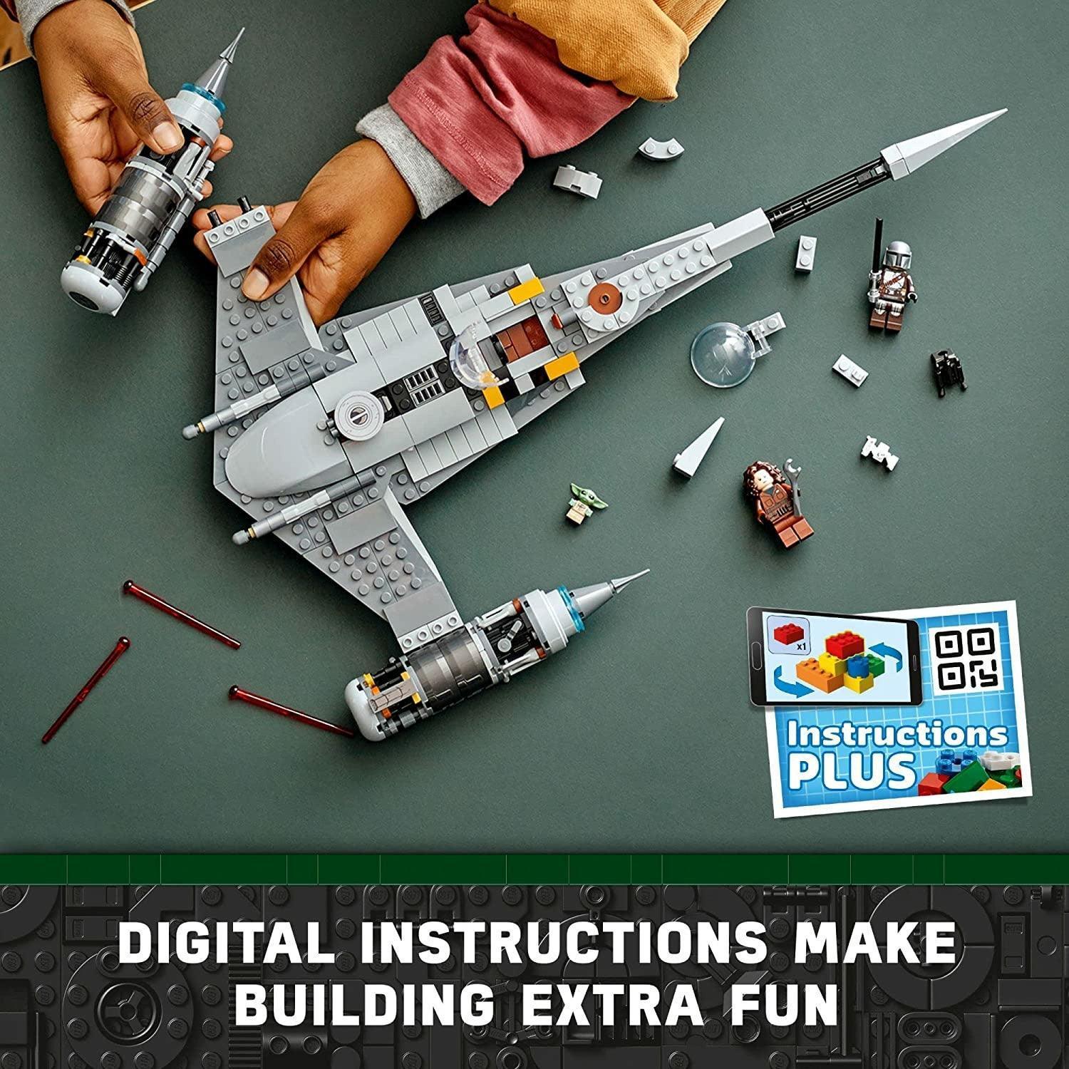 LEGO 75325 Star Wars The Mandalorian's N-1 Starfighter Building Kit, (412 Pieces) - BumbleToys - 5-7 Years, 8+ Years, Boys, LEGO, OXE, Pre-Order, star wars