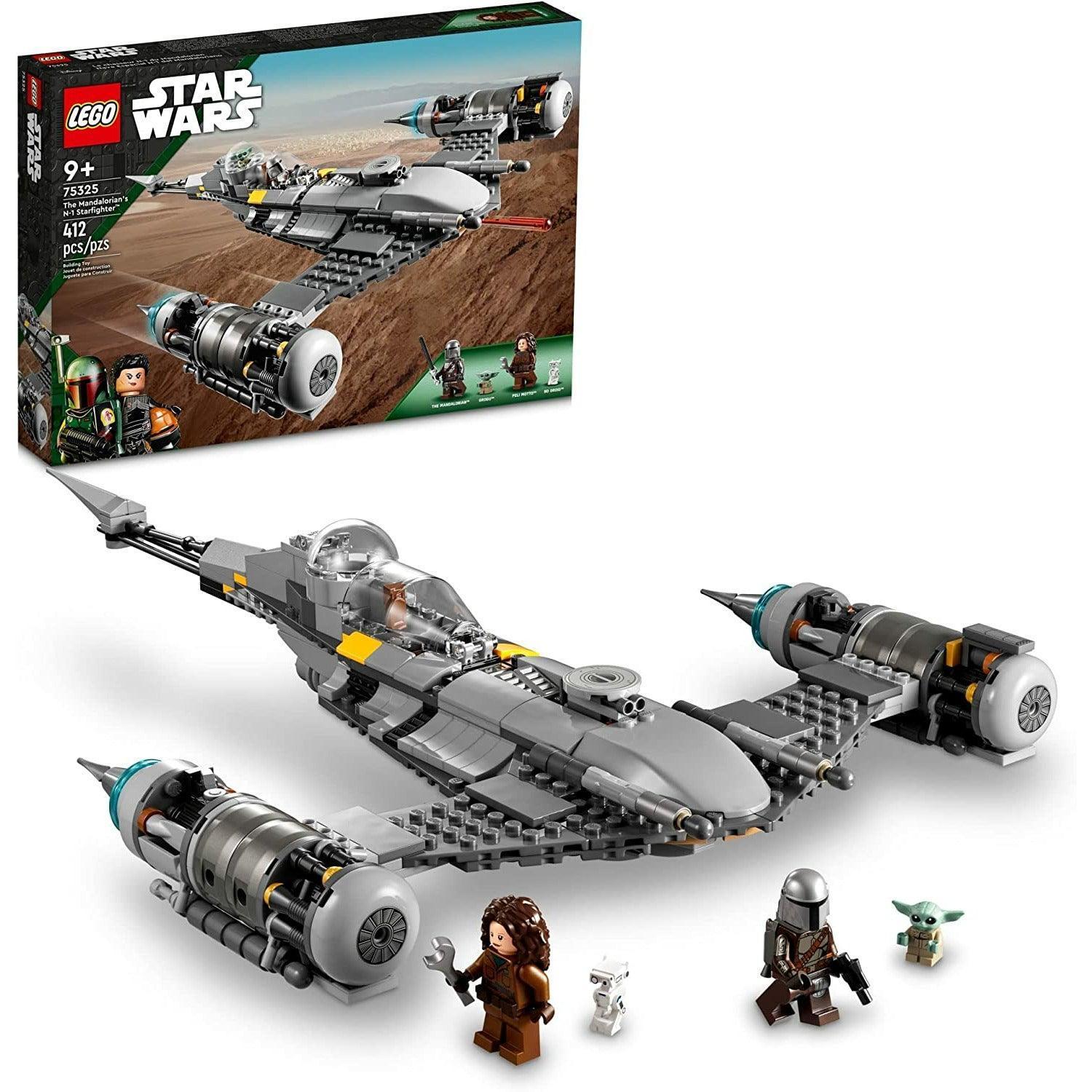LEGO 75325 Star Wars The Mandalorian's N-1 Starfighter Building Kit, (412 Pieces) - BumbleToys - 5-7 Years, 8+ Years, Boys, LEGO, OXE, Pre-Order, star wars