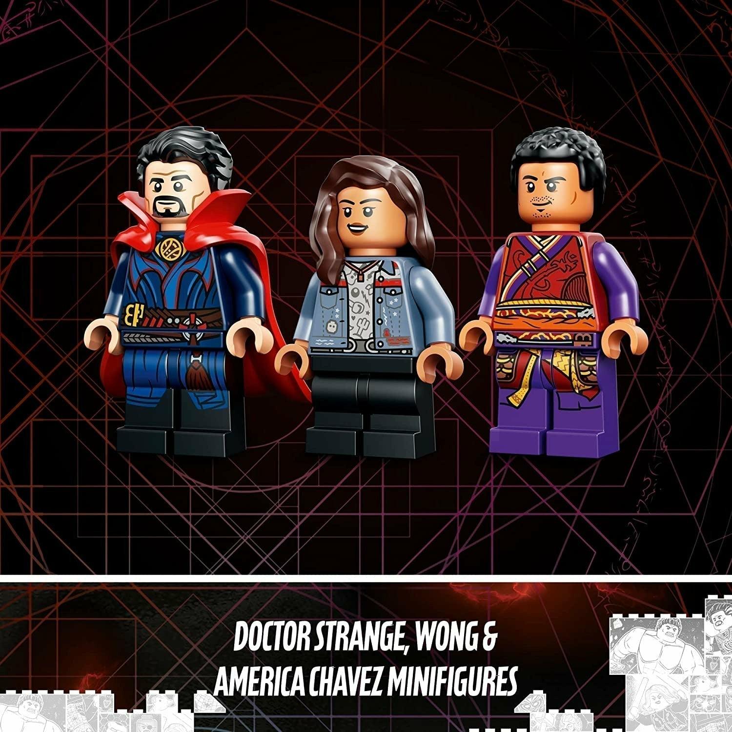 LEGO 76205 Marvel Gargantos Showdown Monster Building Kit with Doctor Strange, Wong & America Chavez 264 Pieces - BumbleToys - 14 Years & Up, 8+ Years, Boys, Dr. Strange, LEGO, Marvel, OXE, Pre-Order