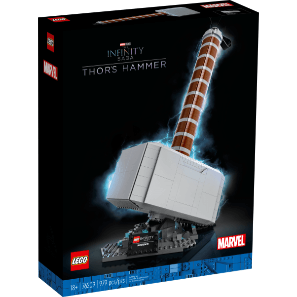 LEGO 76209 Marvel Thor's Hammer from Marvel Studios’ Avengers (979 Pieces) - BumbleToys - 8+ Years, 8-13 Years, Action Figures, Avengers, Boys, Figures, LEGO, Marvel, OXE, Pre-Order, Thanos