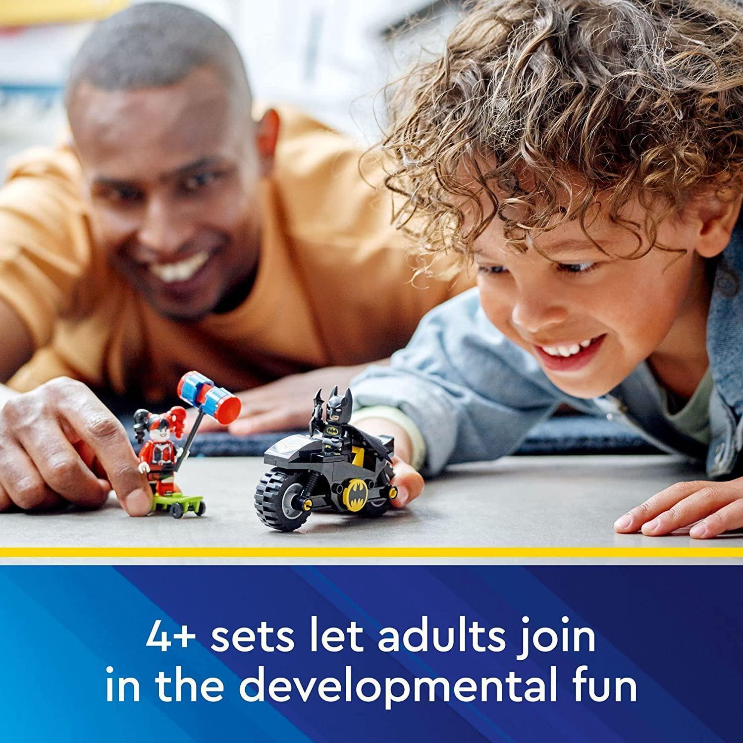 LEGO 76220 DC Super Heroes Batman Versus Harley Quinn Building Toy (42 Pieces) - BumbleToys - 5-7 Years, Batman, Boys, DC, DC Comics, Joker, LEGO, OXE