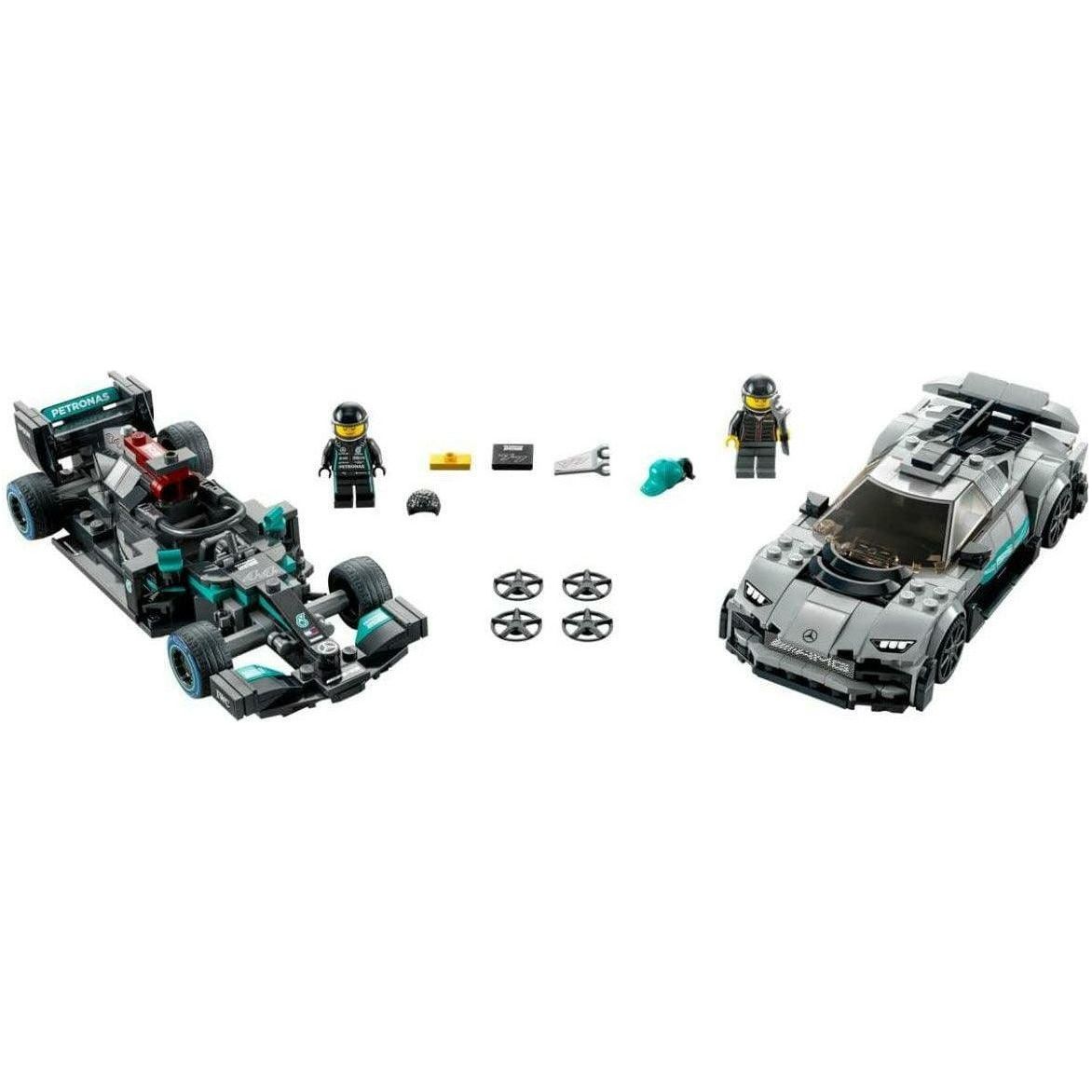 LEGO 76909 Speed Champions Mercedes-AMG F1 W12 E Performance & Mercedes-AMG 564 Pieces - BumbleToys - 8+ Years, 8-13 Years, Boys, LEGO, OXE, Pre-Order