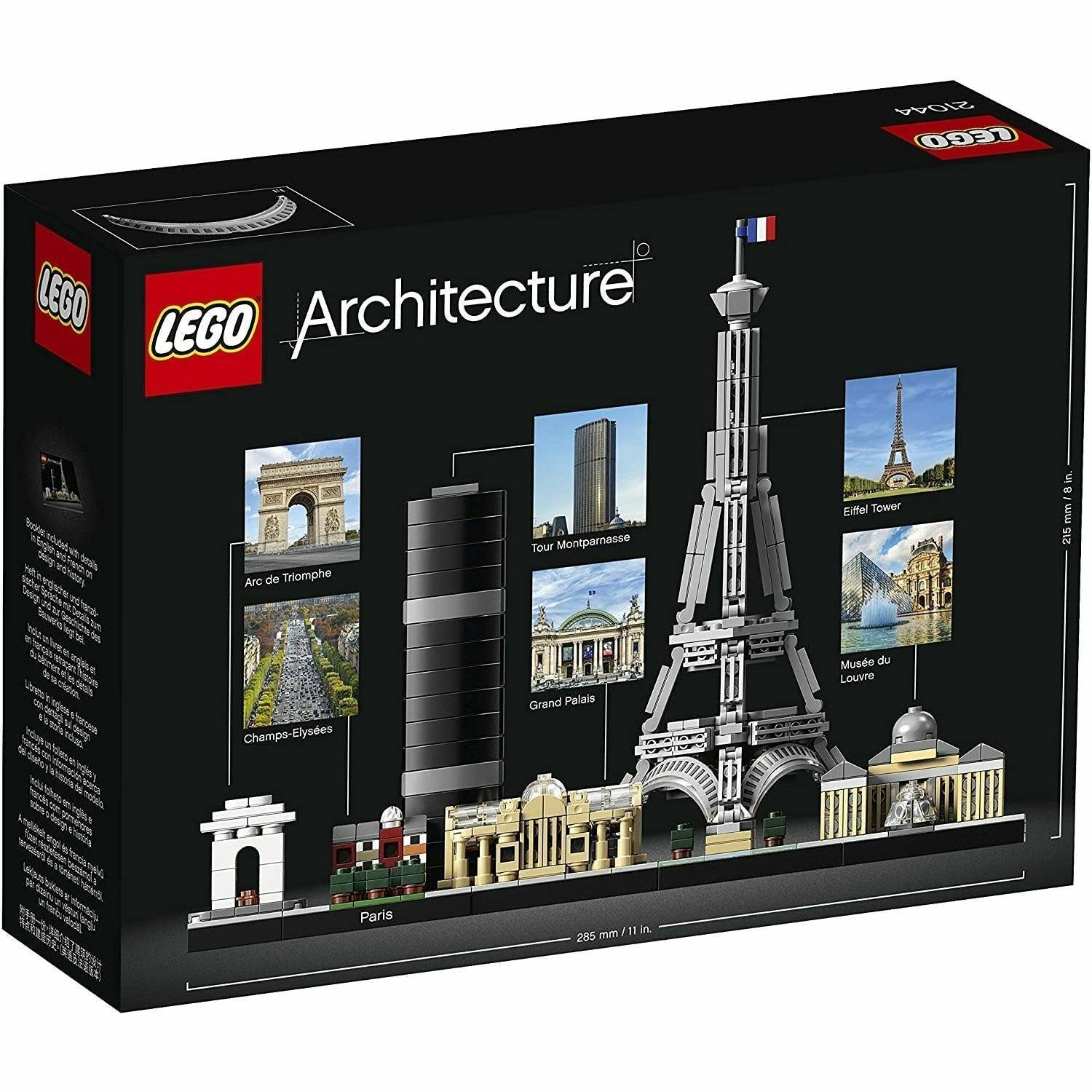 LEGO Architecture Skyline Collection 21044 Paris Skyline Building Kit with Eiffel Tower Model and Other Paris City (649 Pieces) - BumbleToys - 18+, Architecture, Boys, Friends, LEGO, OXE, Pre-Order