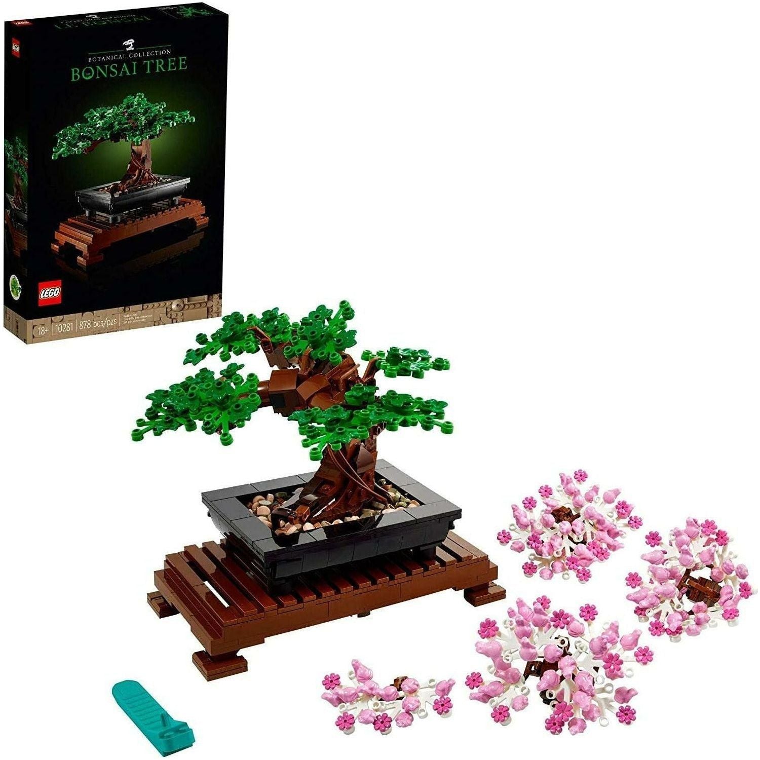 LEGO Icons Bonsai Tree Building Set 10281 - Featuring Cherry Blossom Flowers, DIY Plant Model for Adults, Creative Gift for Home Décor and Office Art, Botanical Collection Design Kit - BumbleToys - 18+, Botanical, Boys, Girls, Icons, LEGO, OXE, Pre-Order