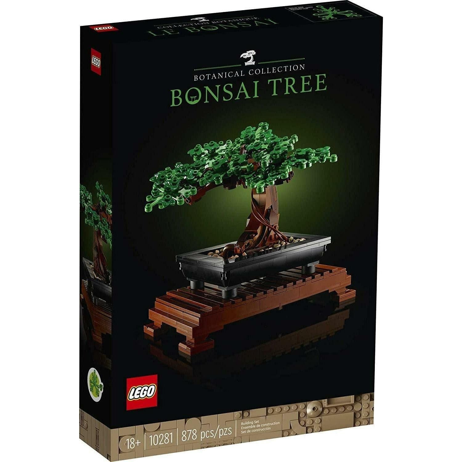 LEGO Icons Bonsai Tree Building Set 10281 - Featuring Cherry Blossom Flowers, DIY Plant Model for Adults, Creative Gift for Home Décor and Office Art, Botanical Collection Design Kit - BumbleToys - 18+, Botanical, Boys, Girls, Icons, LEGO, OXE, Pre-Order