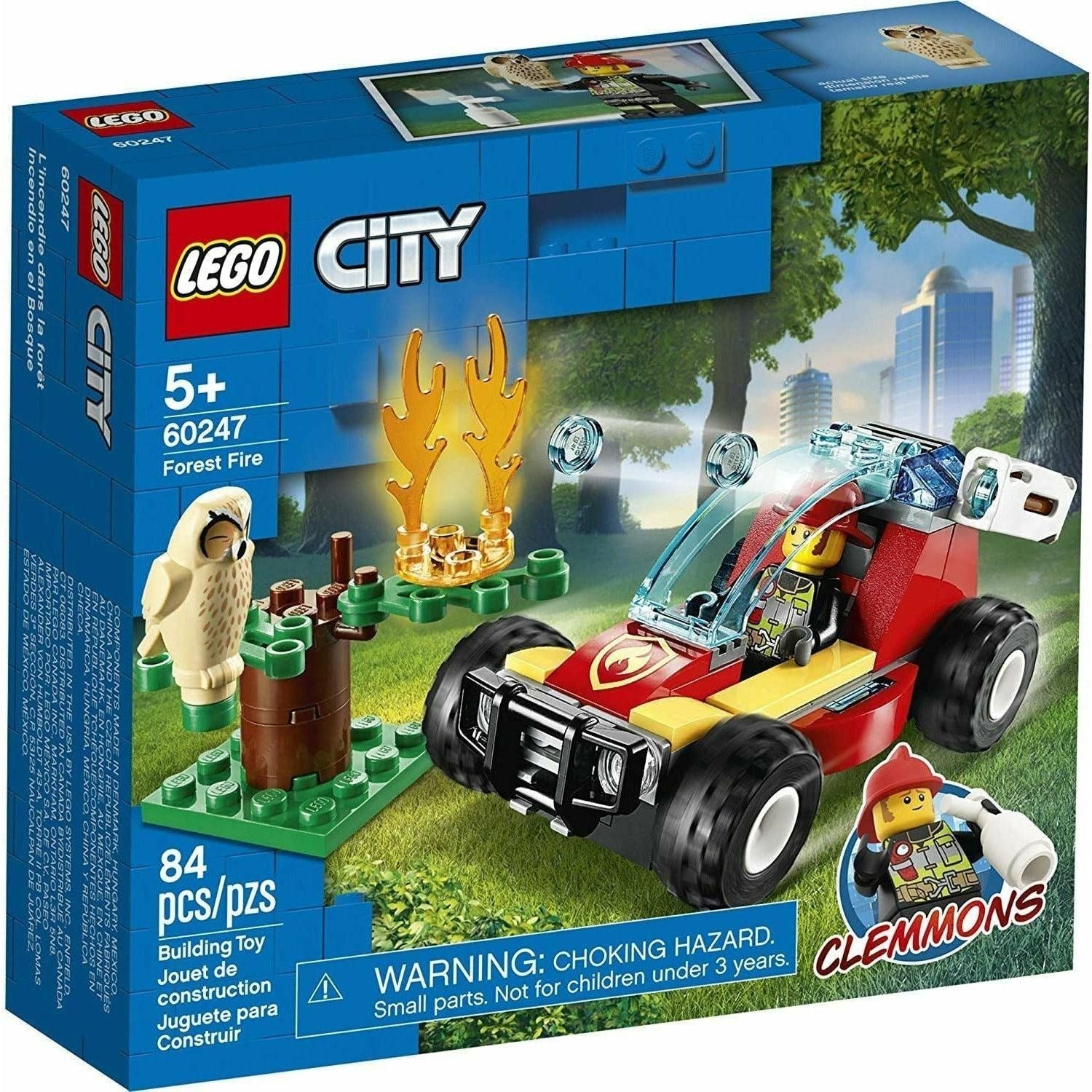 LEGO City Forest Fire 60247 Firefighter Toy, Cool Building Toy for Kids (84 Pieces) - BumbleToys - 5-7 Years, Boys, City, EXO, LEGO